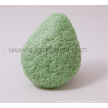 Tear-Shaped Green Dry Konjac Sponge